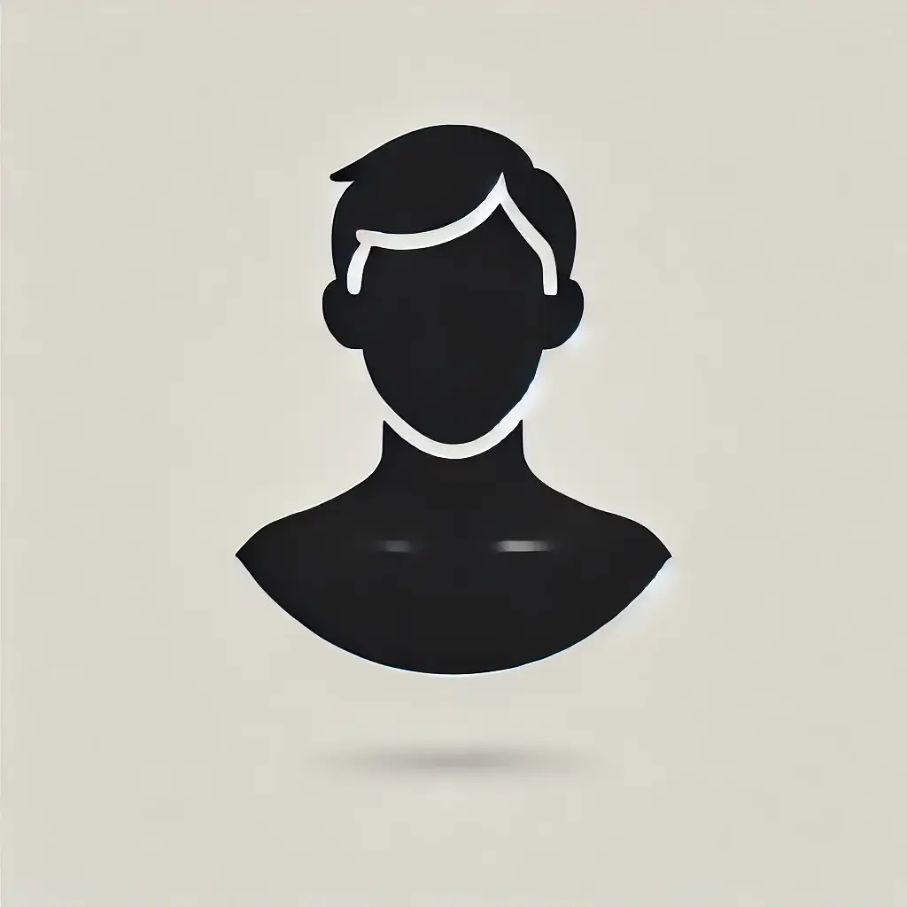 Silhouette noir homme