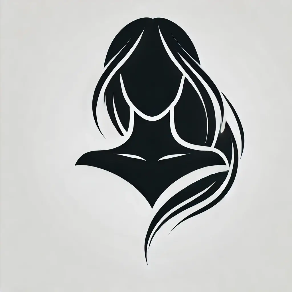 Silhouette noir femme